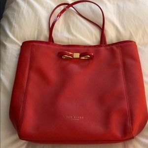 Ted Baker Red Shoulder Tote